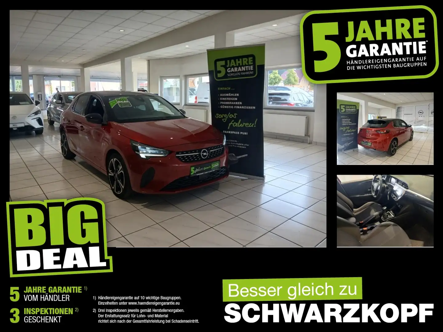 Opel Corsa F 1.2T Sitzheizung,Parkpilot,Rückfahrkamera Rosso - 1