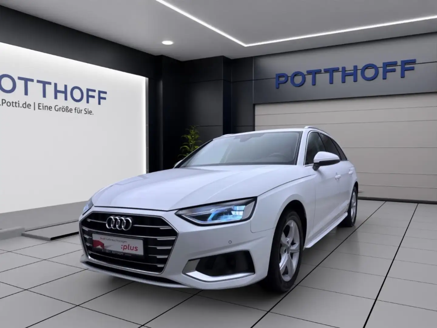 Audi A4 Avant 35 TDI ADVANCED AHK NAVI KAMERA SITZHZG Weiß - 1