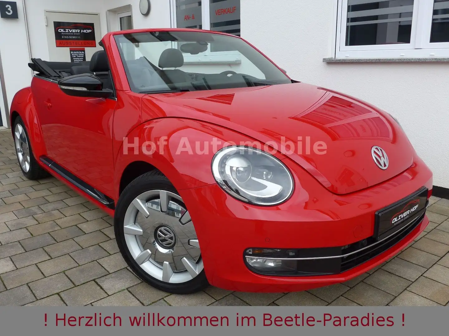 Volkswagen Beetle 1.4TSI DSG Sport Leder Fender DAB Keyless Rouge - 1