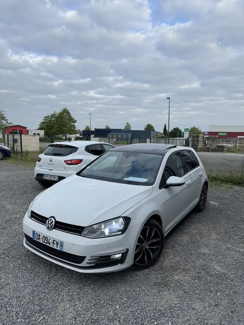 Volkswagen Golf Toit ouvrant Blanc - 1