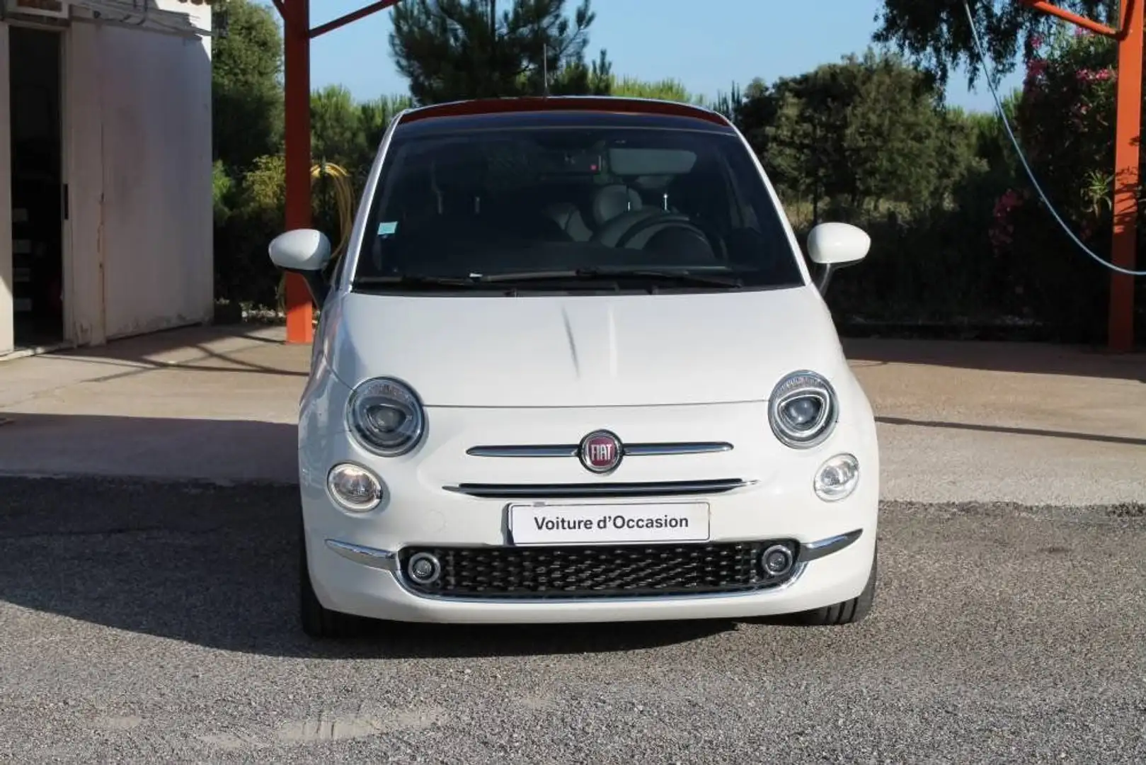 Fiat 500 ESSENCE/HYBRIDE 1.0L 70CV BTE 6VT PACK HAUT DE GAM Blanc - 1