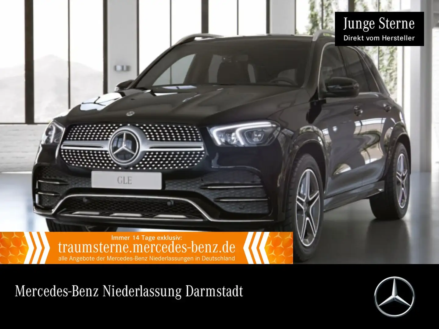 Mercedes-Benz GLE 350 de 4M AMG+LED+KAMERA+20"+SPUR+9G Zwart - 1