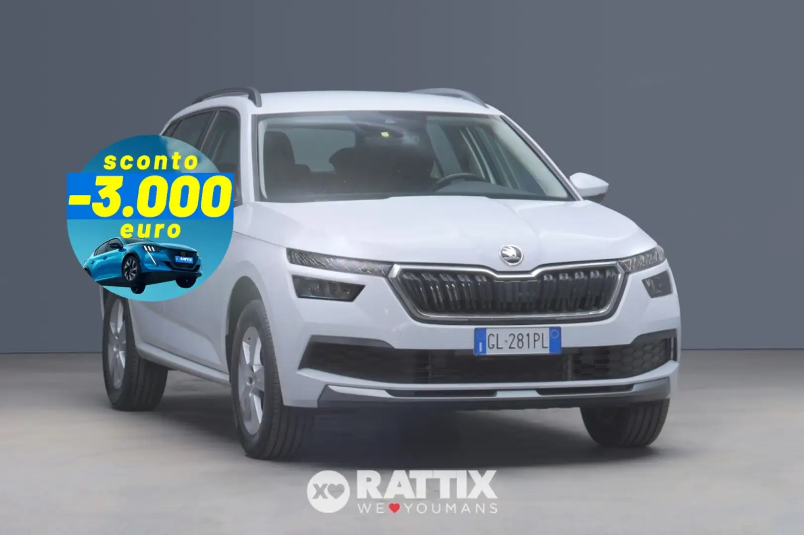 Skoda Kamiq 1.0 TSI 110CV Ambition Bianco - 1