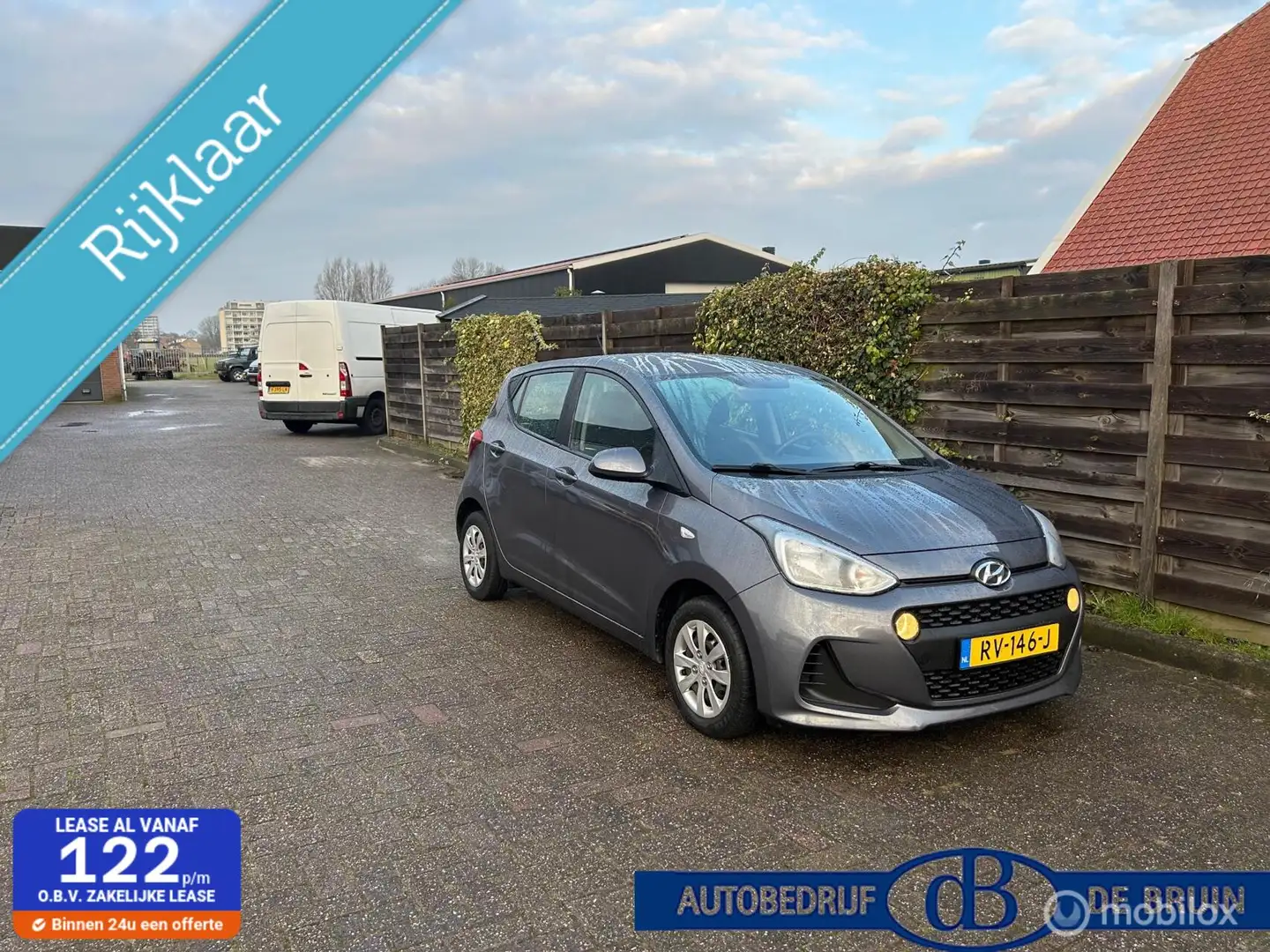 Hyundai i10 1.0i Comfort Airco Gris - 1