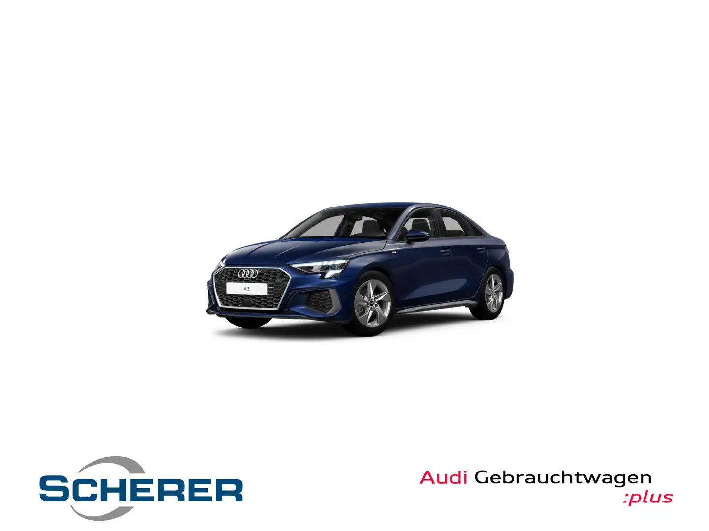 Audi A3 S line 30 TDI S tronic LED NAVI EPH Blau - 1
