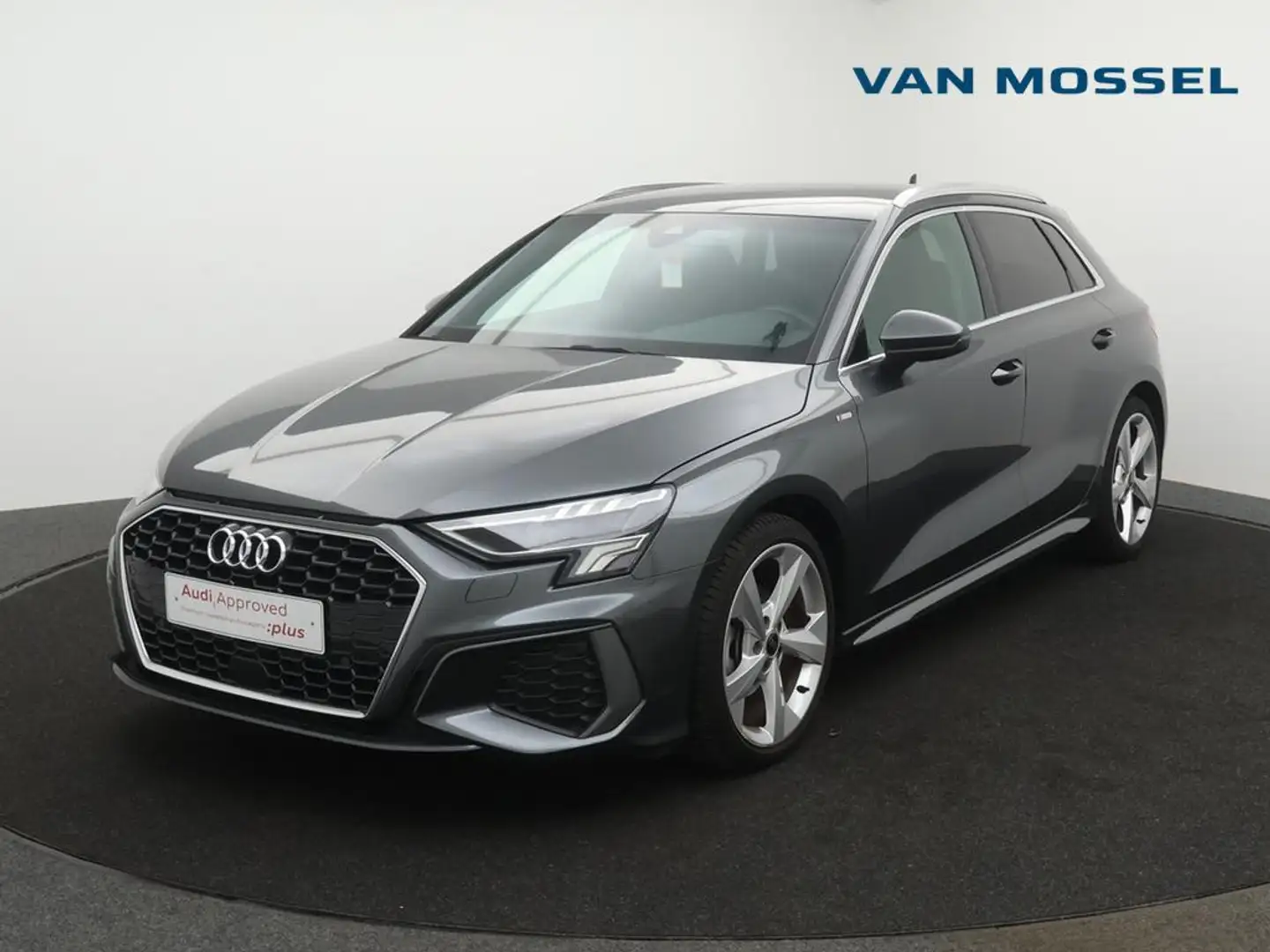 Audi A3 Sportback Audi A3 Sportback S-line 35TFSI 150pk *AUTOMAAT*APP CONNECT*PDC*DIGITAL DASHBOARD*SPORTSEATS*BLTH*... Gris - 1