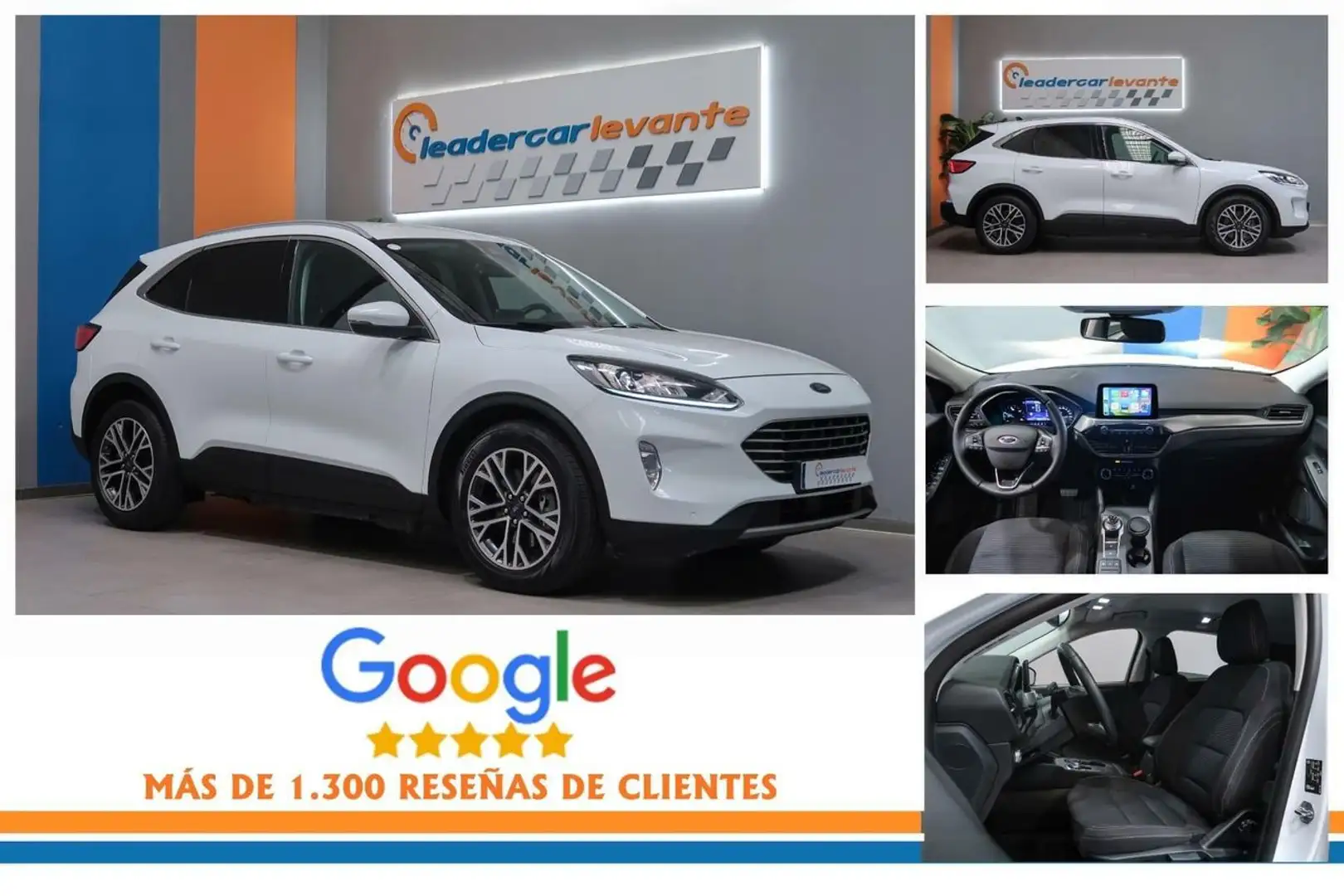 Ford Kuga TITANIUM 2.5 DURATECH PHEV 225CV Blanc - 2