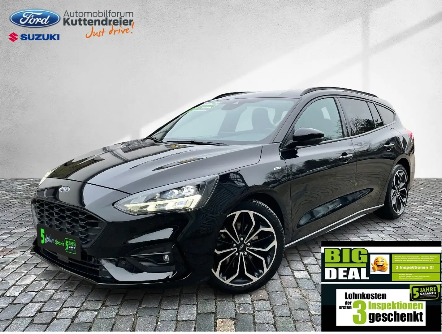 Ford Focus Turnier ST-Line Navi LED Teilleder AHK Noir - 2