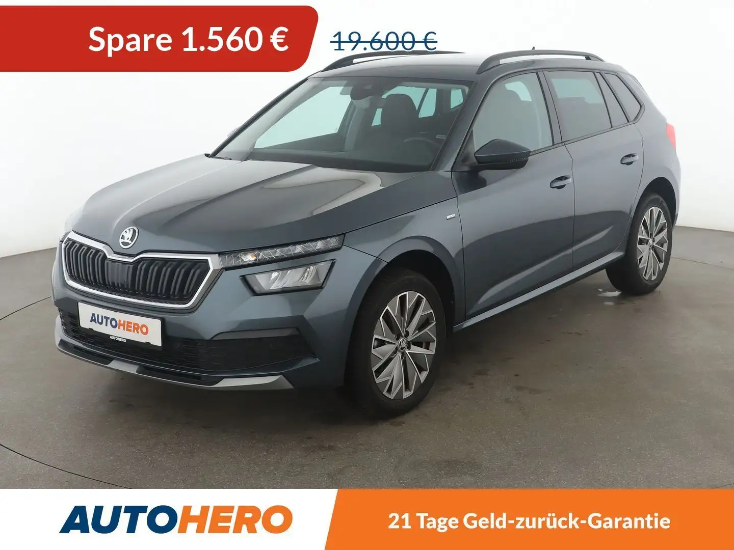 Skoda Kamiq 1.0 TSI Clever*LED*SHZ*PDC*SPUR*KLIMA*TEMPO* Grau - 1