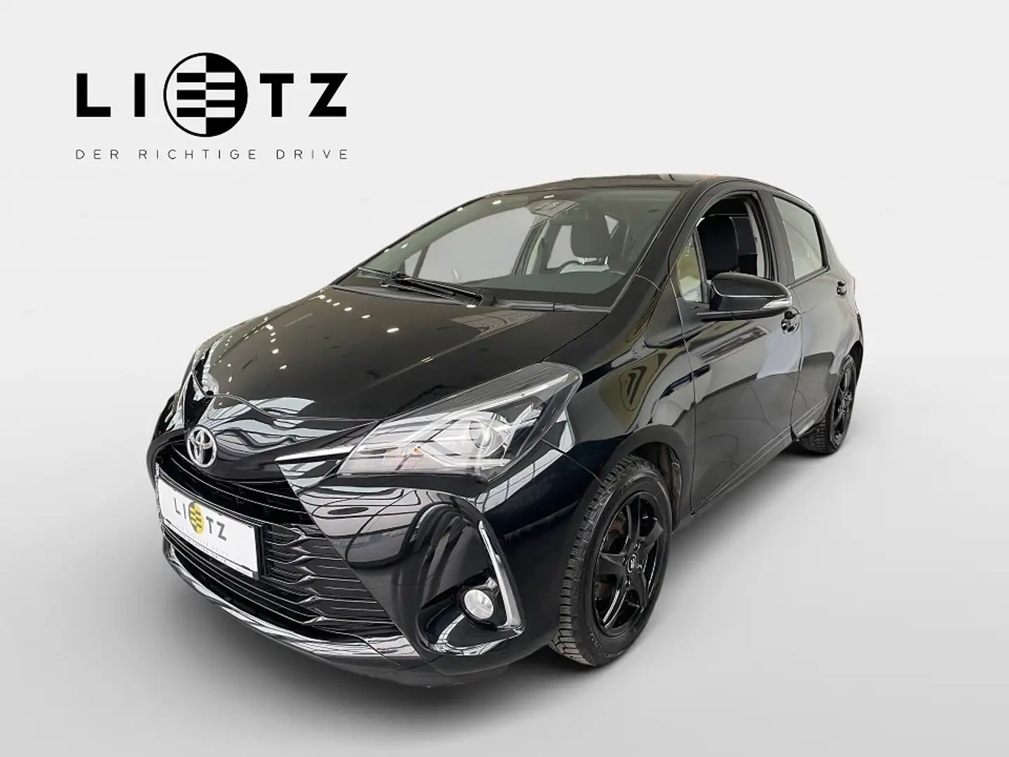 Toyota Yaris 1,0 VVT-i Active Schwarz - 1