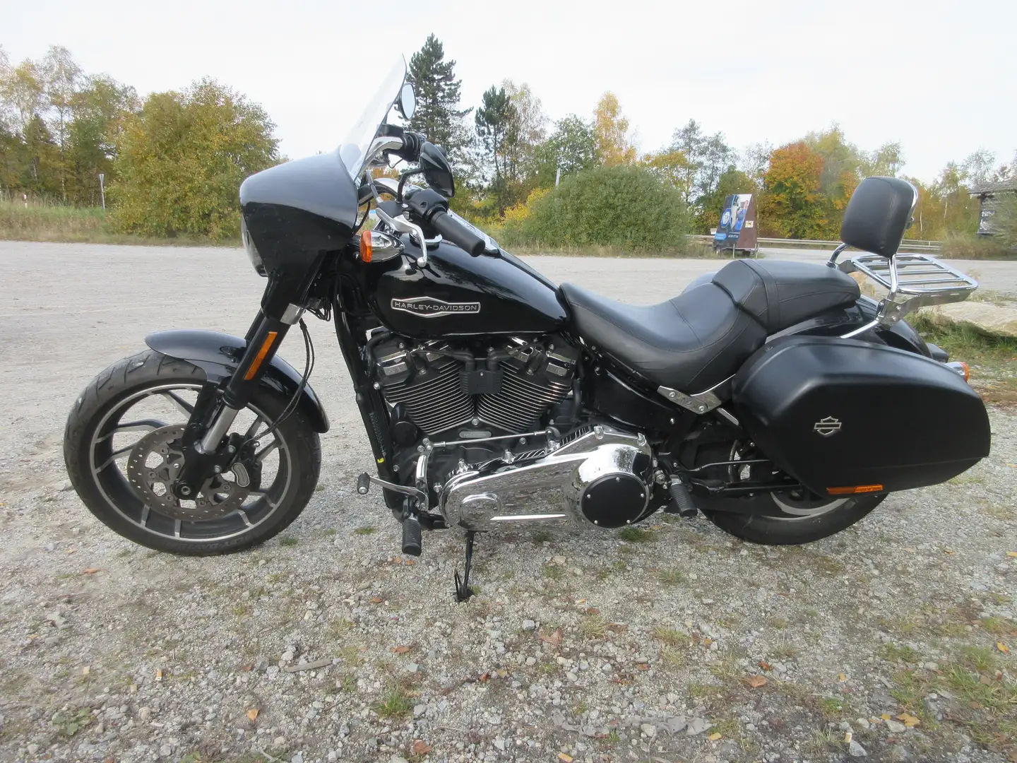 Harley-Davidson Sport Glide FLSB Softtail *Kesstech Klappenauspuff Černá - 2