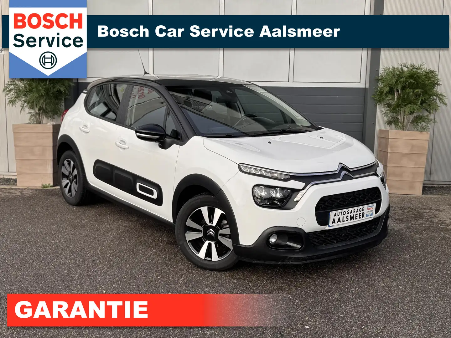 Citroen C3 1.2 PureTech ELLE / NAVI / AIRCO / GARANTIE / AUTO Weiß - 1