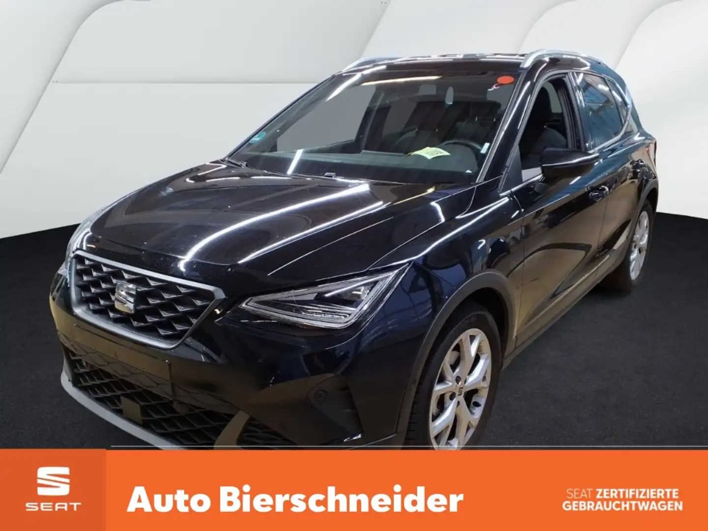 SEAT Arona 1.5 TSI DSG FR AHK KAMERA NAVI LED ACC SHZ Schwarz - 1