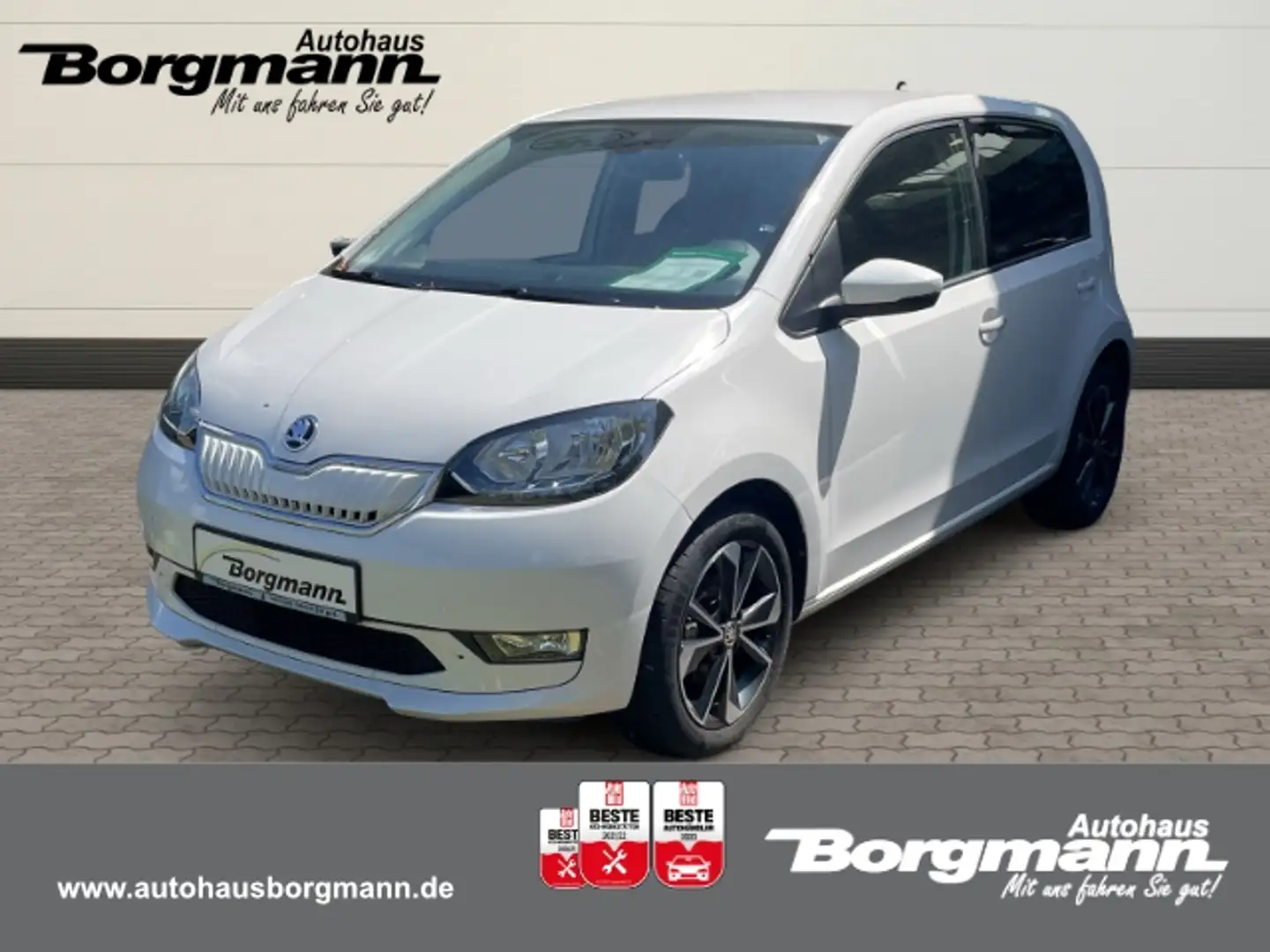 Skoda Citigo e iV Best of Style 61 kW DAB SHZ Temp Tel.-Vorb. Blanc - 1