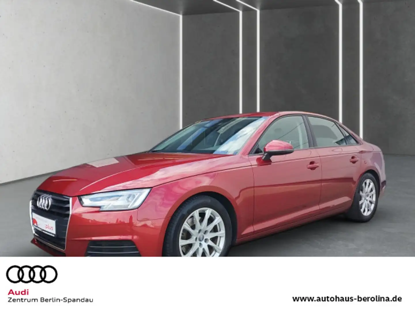 Audi A4 A4 Lim. 40 TFSI S tronic *GRA*LED*PDC*NAV*SHZ* Rood - 1