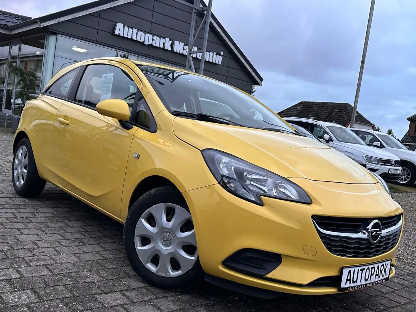 Opel Corsa E Edition *KLIMA*ALLWETTERREIFEN* Gelb - 1