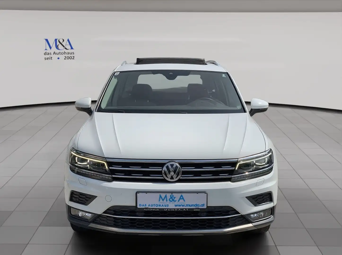 Volkswagen Tiguan 2.0 TDI Highline 4MotionBlueMotion*SERVICEGEPFLEGT Weiß - 2