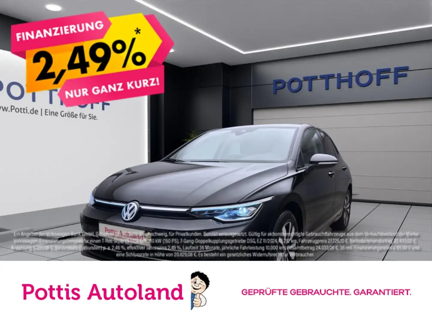 Volkswagen Golf 2.0 TDI DSG GOAL NAVI AHK KAMERA LED Schwarz - 1