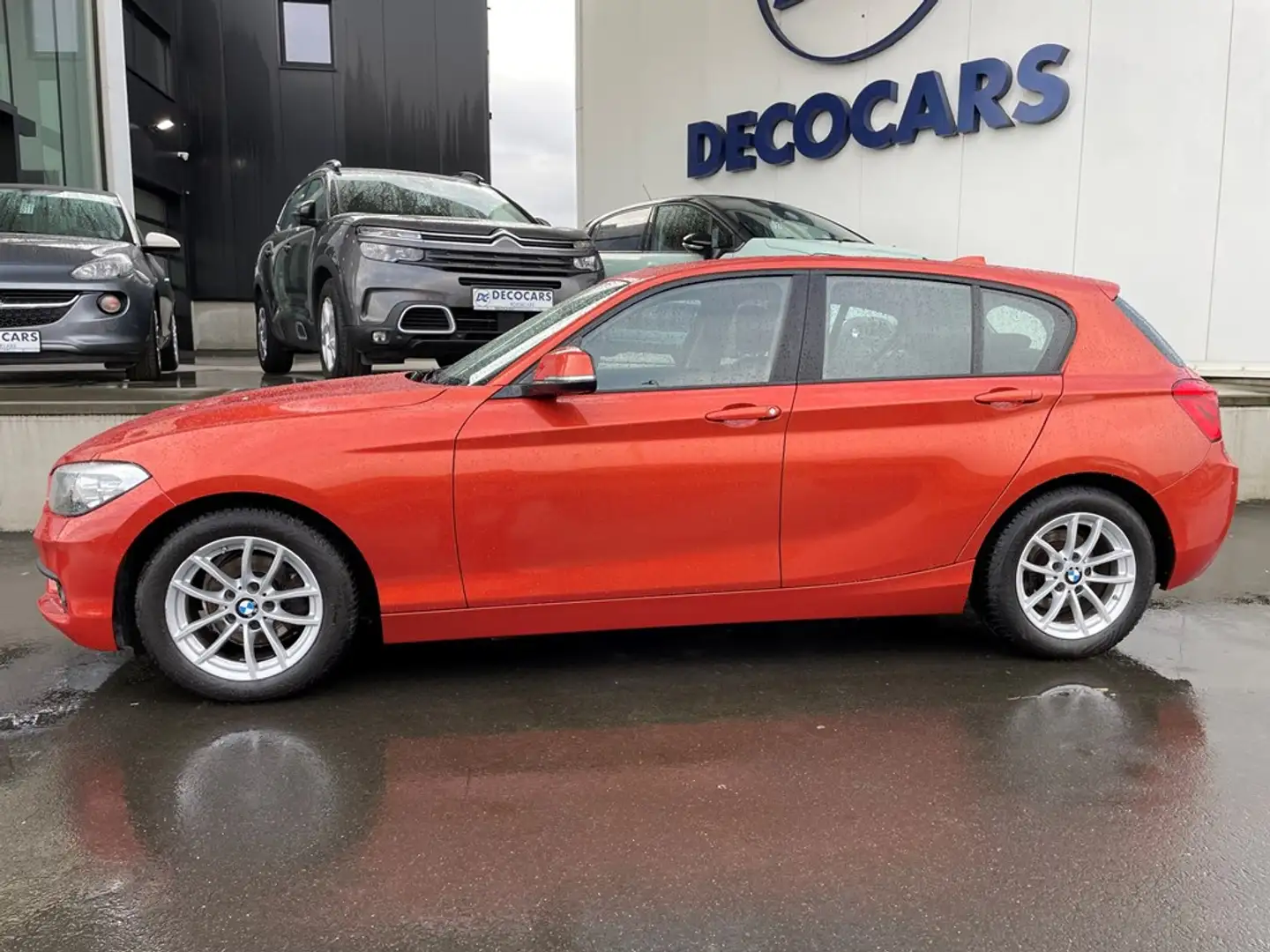 BMW 116 Efficient Dynamics // leder - airco - bluetooth // Oranje - 2