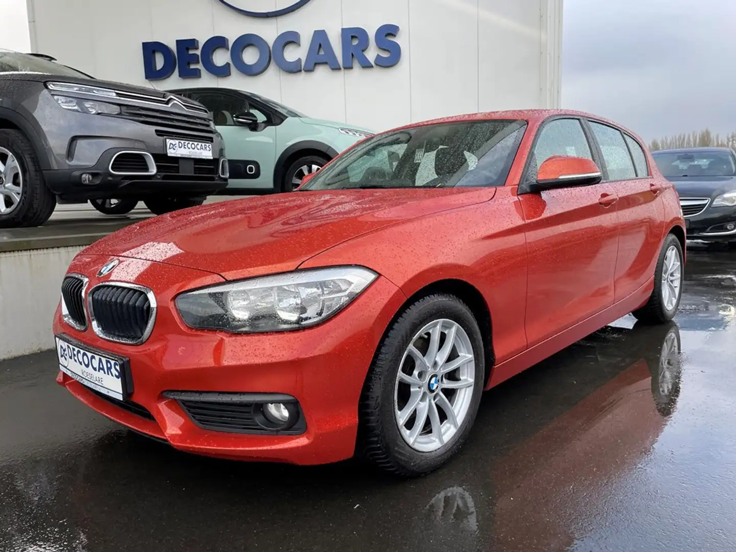 BMW 116 Efficient Dynamics // leder - airco - bluetooth // Oranje - 1