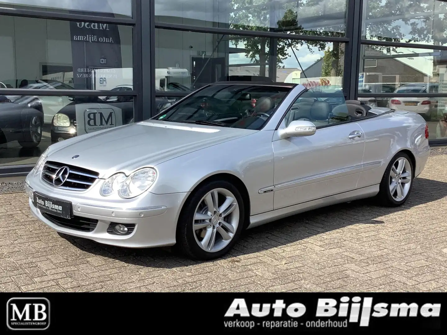 Mercedes-Benz CLK 200 Cabrio K. Avantgarde automaat, leer, zeer net Grigio - 1