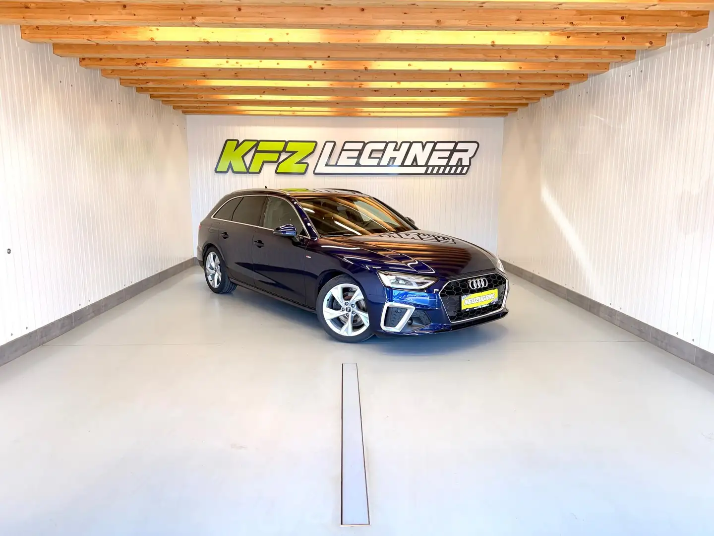Audi A4 Avant 35 TDI S-tr. "S line" AHK*PANO*DAB*SITZH Blau - 1