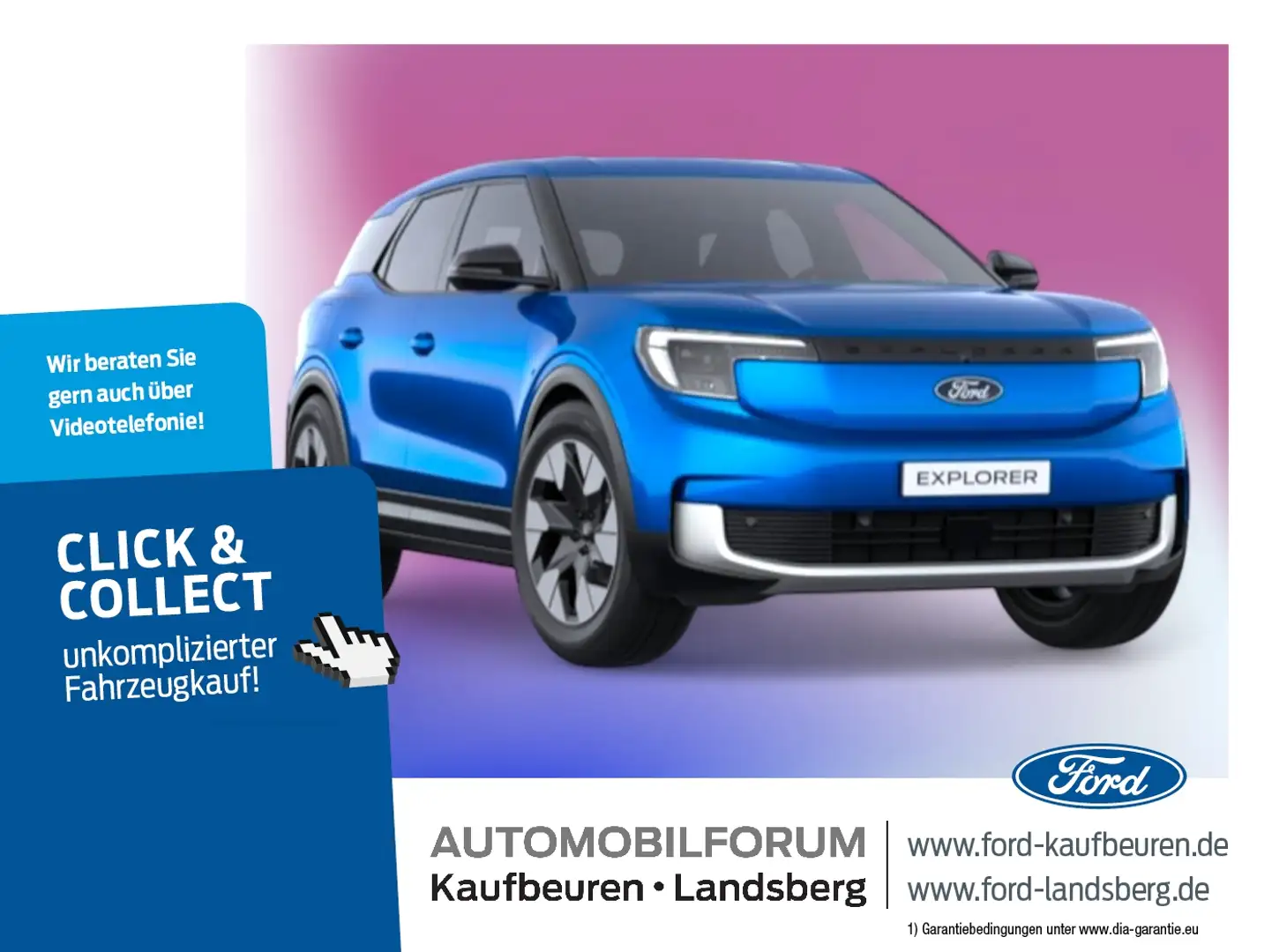 Ford Explorer EV Premium Ext. Range 4x4 | Wärme | Fahrerassisten Blau - 1