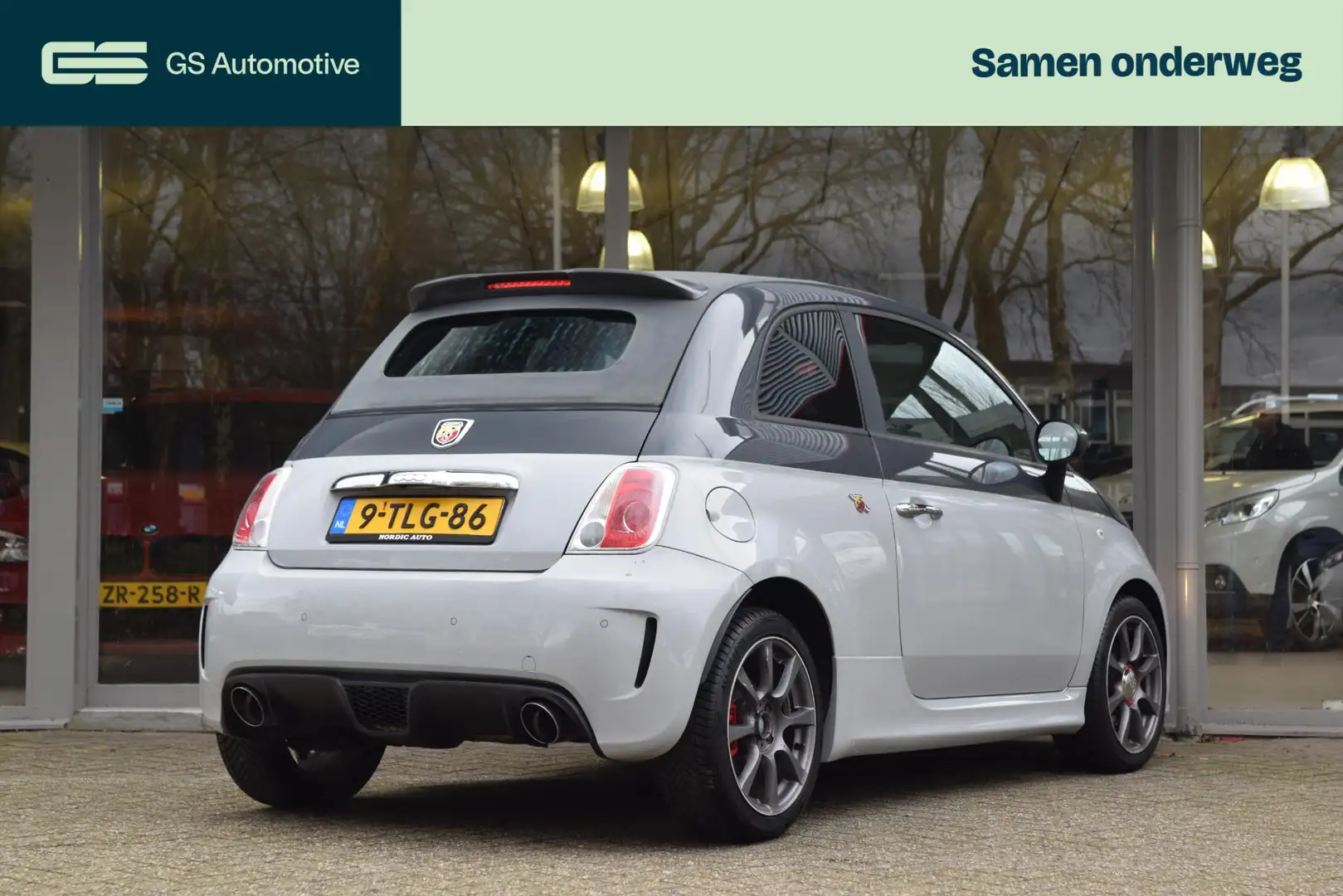 Fiat 500C Abarth 1.4-16V Elaborazione uitlaat/Leder/Clima Grau - 2
