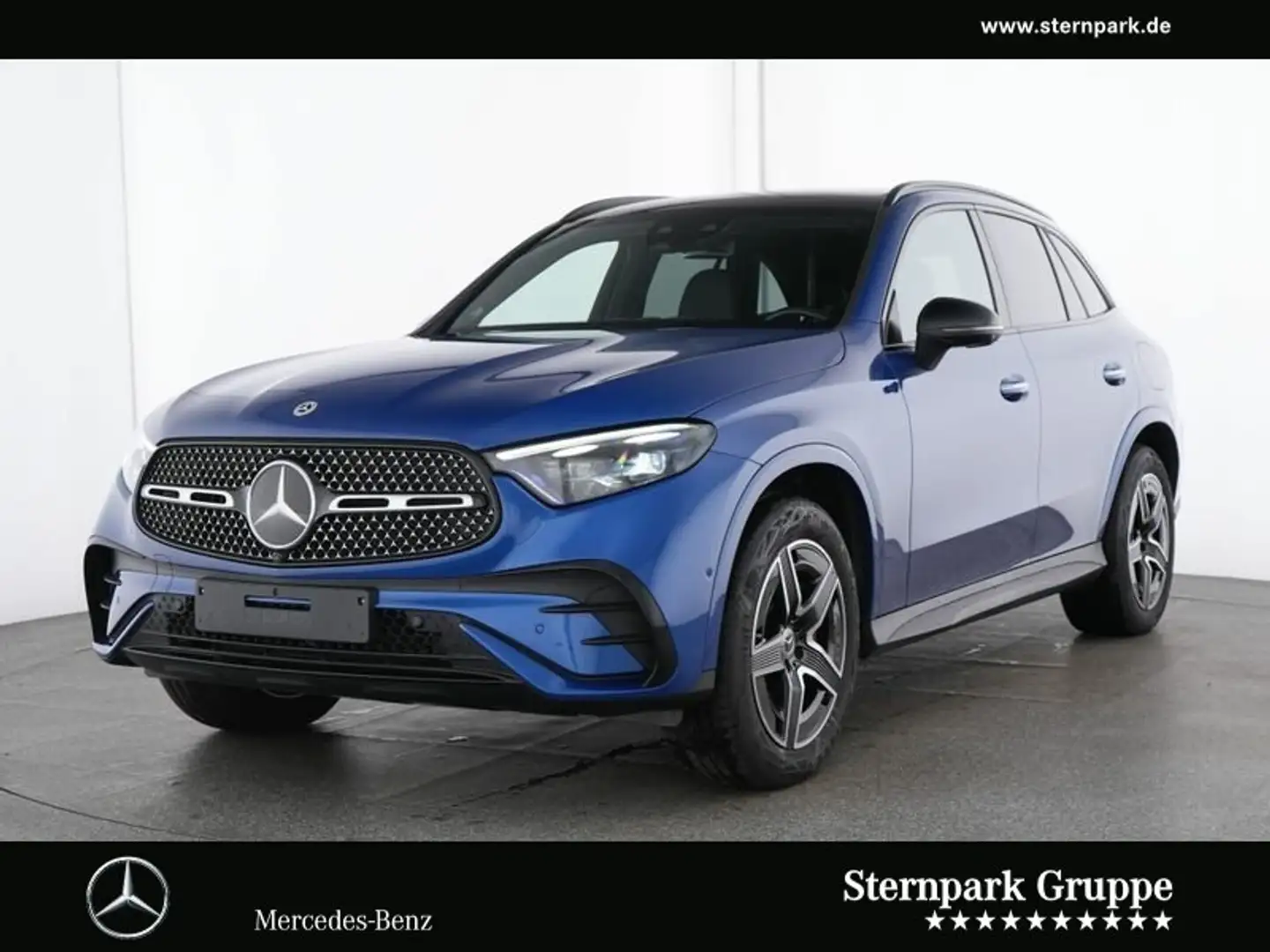 Mercedes-Benz GLC 400 GLC 400 e 4M AMG AIRMATIC+HAL+Pano+HUD+Burm+AHK Blauw - 1