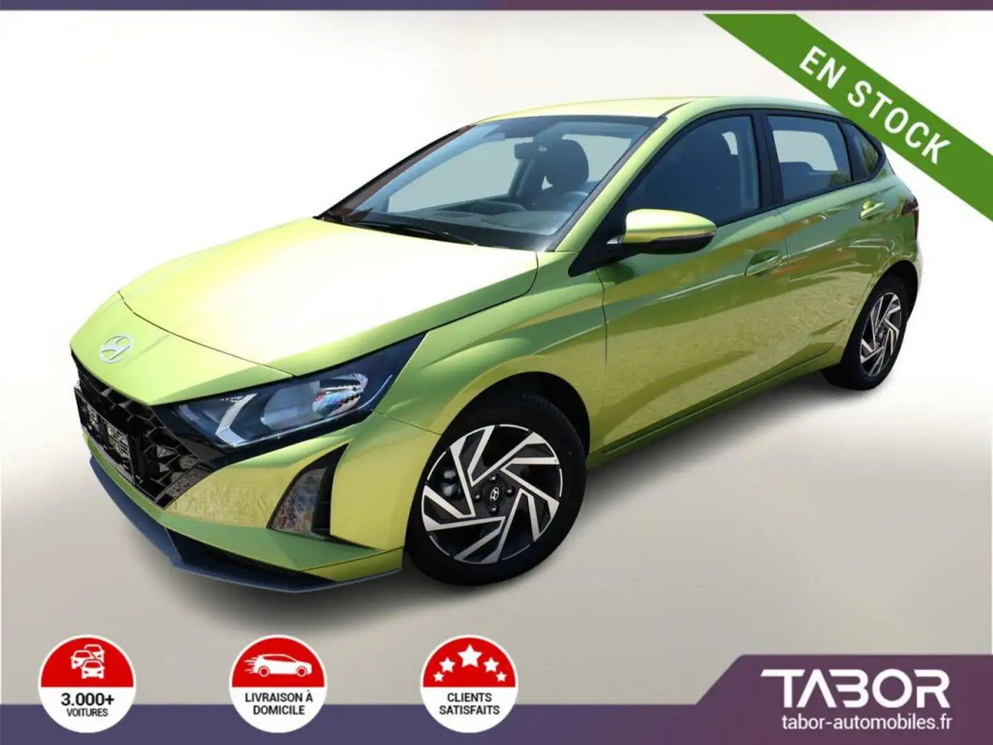Hyundai i20 1.0 TGDI 100 DCT Select GPS Cam PDC Jaune - 1