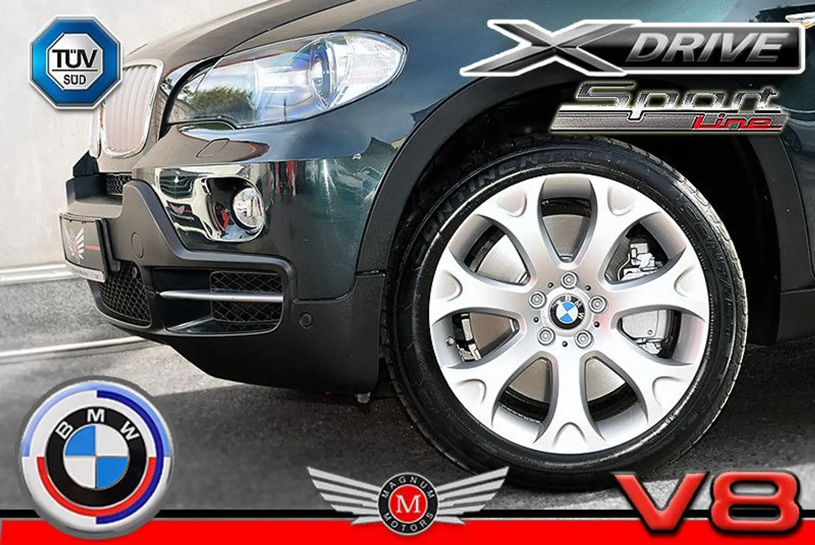 BMW X5 4.8i V8 SPORT*Aut.*Leder*Navi Pro*Panor.*AHK* - 1