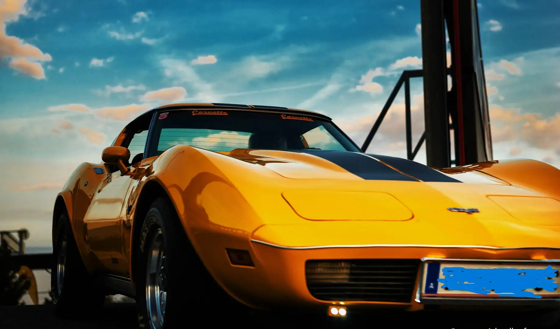 Chevrolet Corvette C3 Gelb - 2