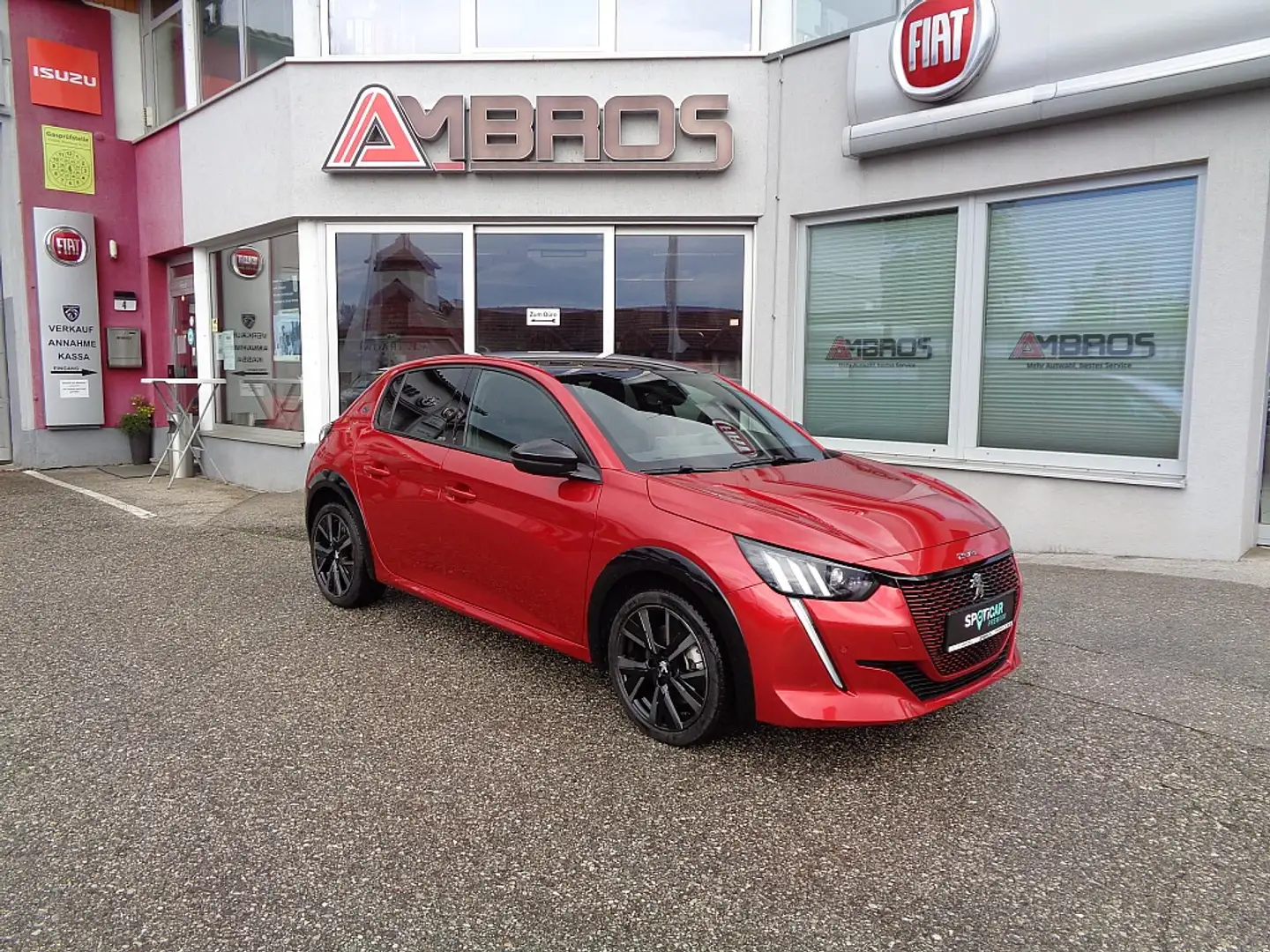 Peugeot e-208 50kWh GT Elektro TOP Ausstattung Rot - 1