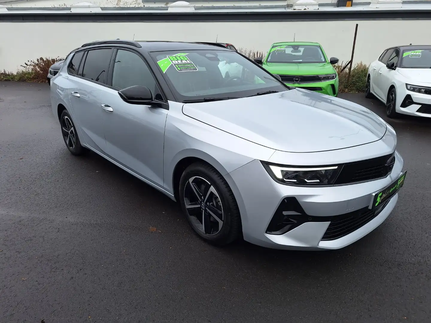 Opel Astra Sports Tourer 1.2 Turbo GS inkl. Big Deal Silber - 2
