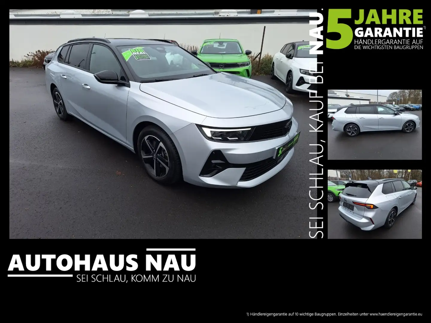 Opel Astra Sports Tourer 1.2 Turbo GS inkl. Big Deal Silber - 1