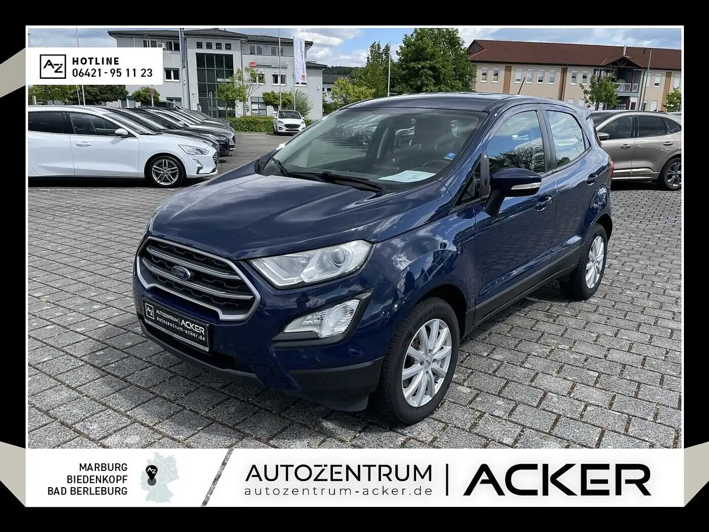 Ford EcoSport 1.0 EcoBoost Trend RFK/WinterPak Blau - 1