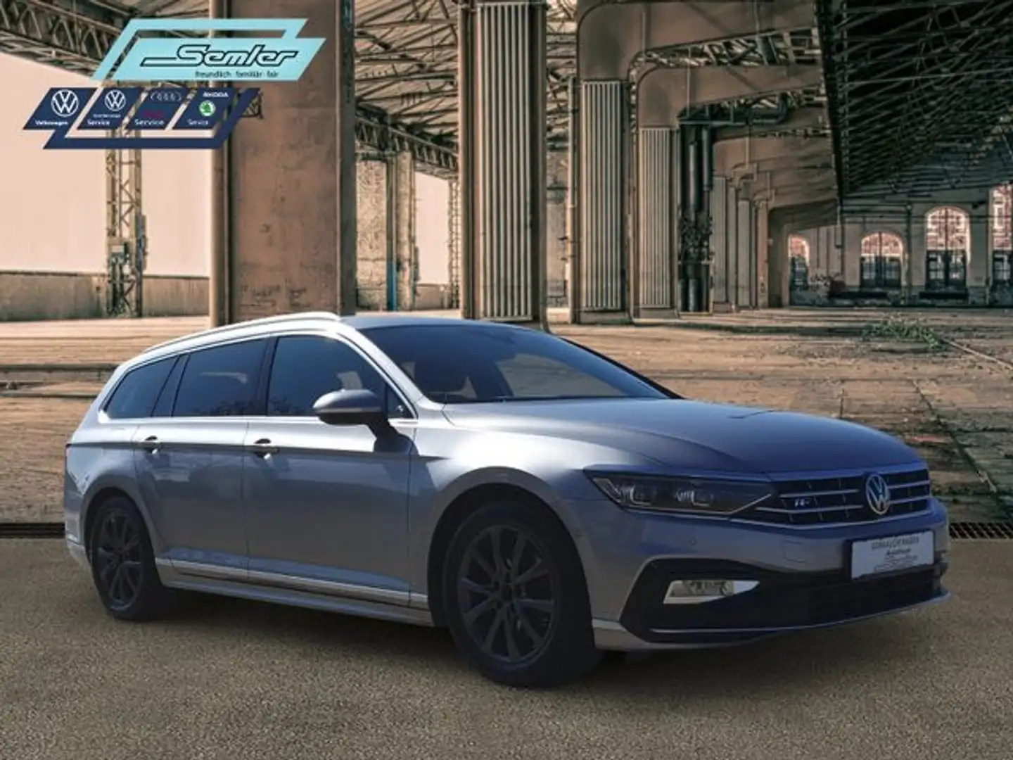 Volkswagen Passat Variant R-Line TDI DSG STNDH AHK DCC MATRIX Argent - 2