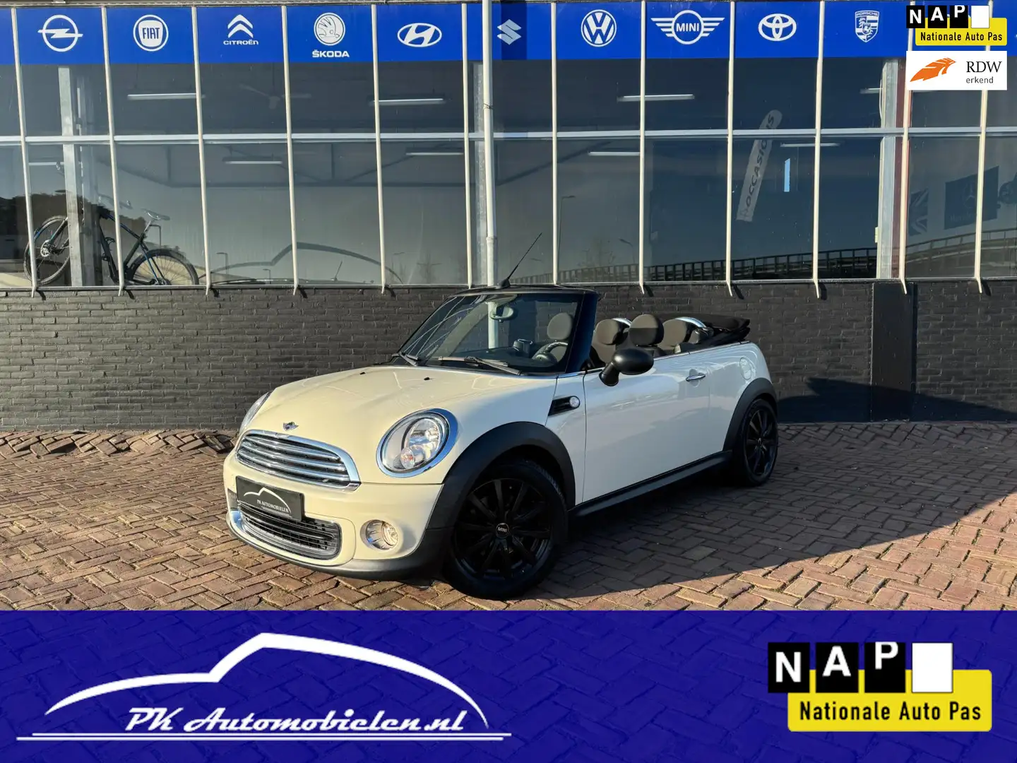 MINI One Cabrio Mini 1.6 Pepper Blanc - 1