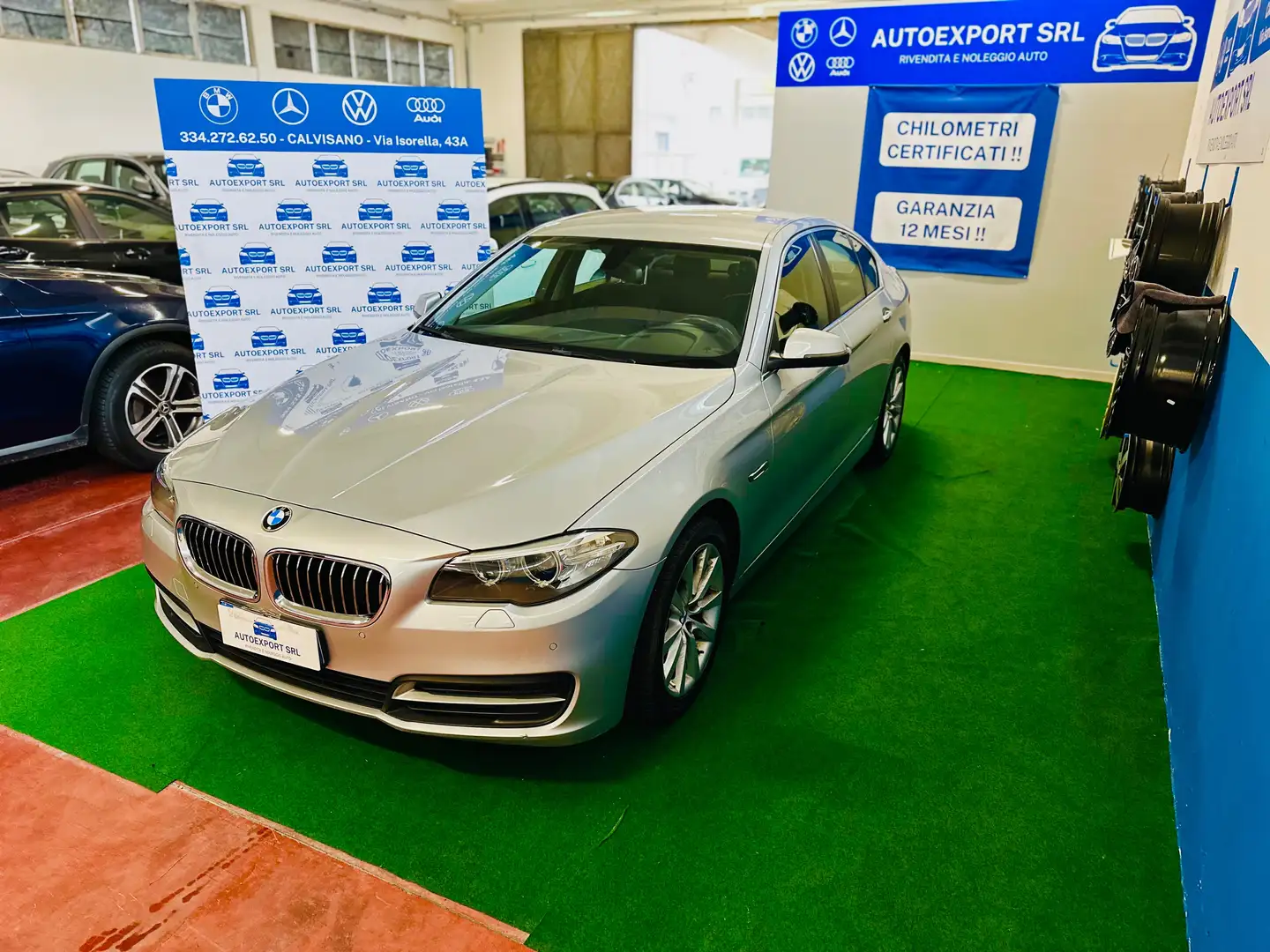 BMW 520 BMW 520d Business 190cv automatic/kmcertificati Grigio - 1