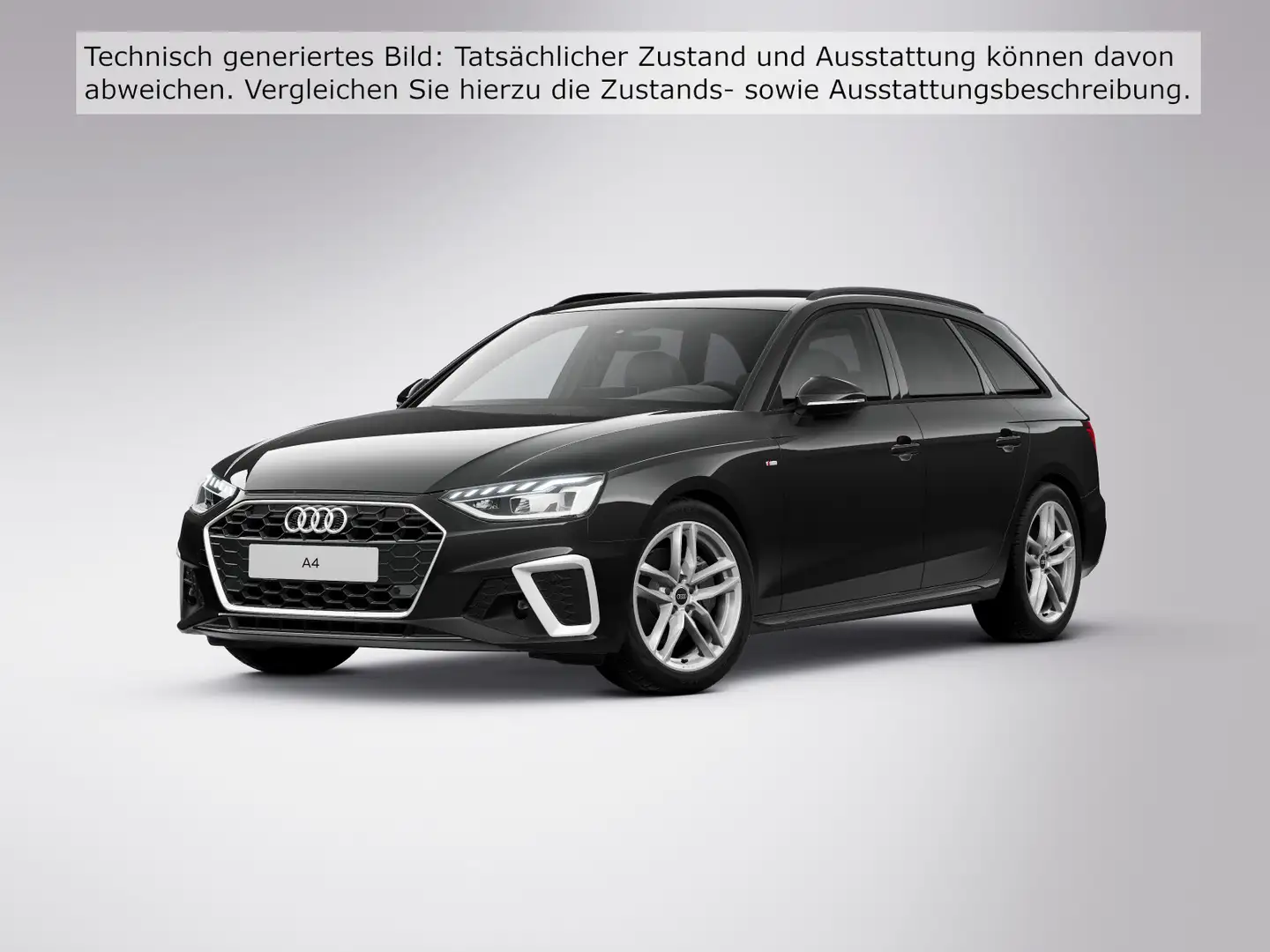 Audi A4 40 TDI S LINE LM18 ASSIST AUDI SOUND PR Schwarz - 2