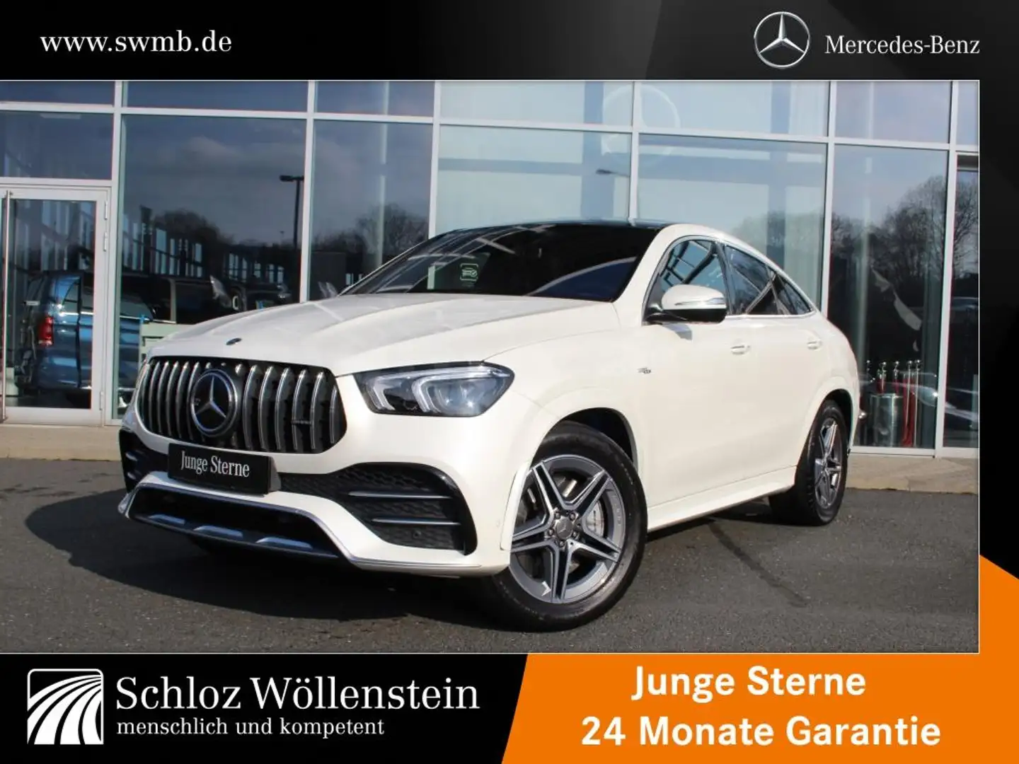 Mercedes-Benz GLE 53 AMG 4M Coupe LED/AHK/Fahrass/Pano-D/HuD Weiß - 1