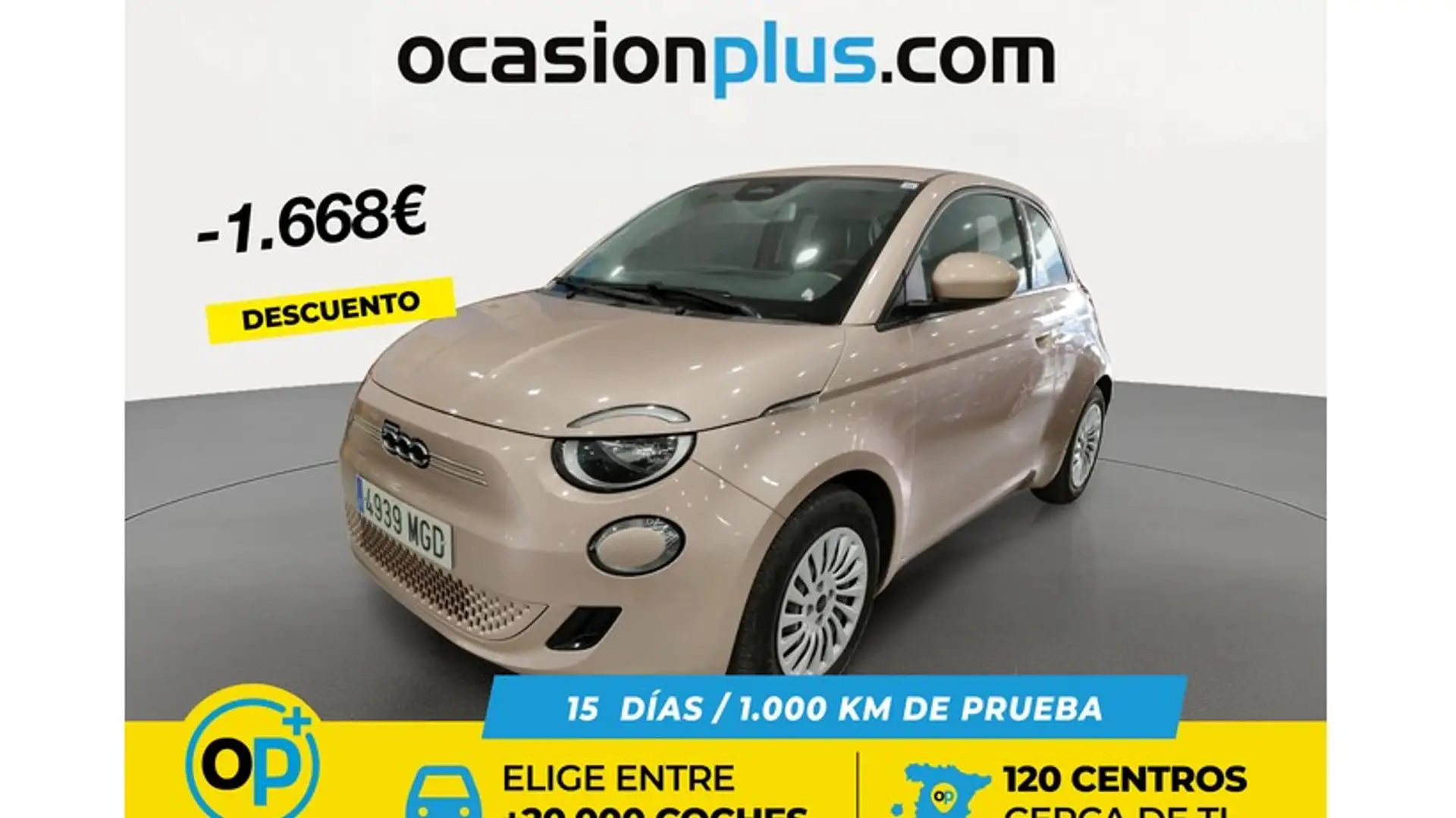 Fiat 500e Monotrim 87KW Beige - 1