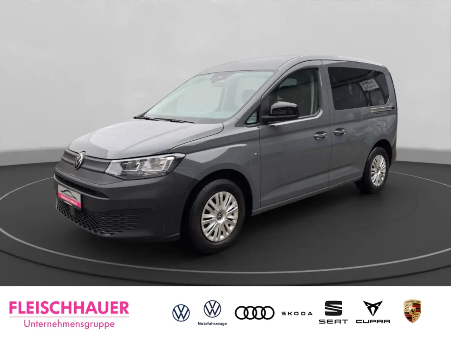 Volkswagen Caddy 2.0 TDI Kombi Navi SHZG Heckflügeltüren RFK Grau - 1