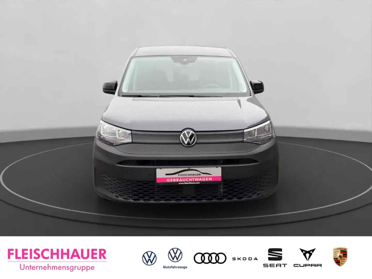 Volkswagen Caddy 2.0 TDI Kombi Navi SHZG Heckflügeltüren RFK Grau - 2