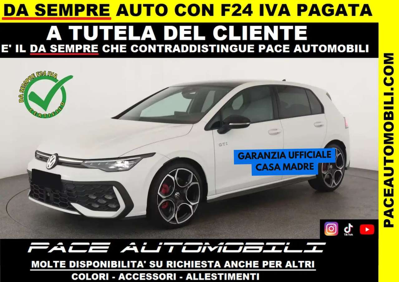 Volkswagen Golf GTI VIII.5 8.5 PELLE DCC PERFORMANCE TETTO  BLACK 19"