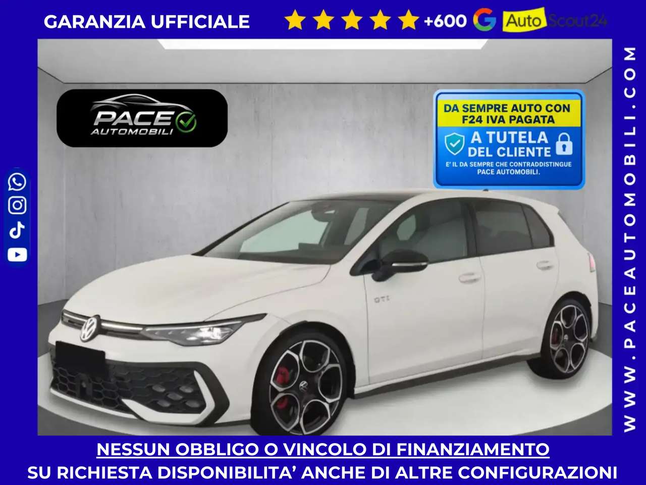 Volkswagen Golf GTI VIII.5 8.5 PELLE DCC PERFORMANCE TETTO  BLACK 19"