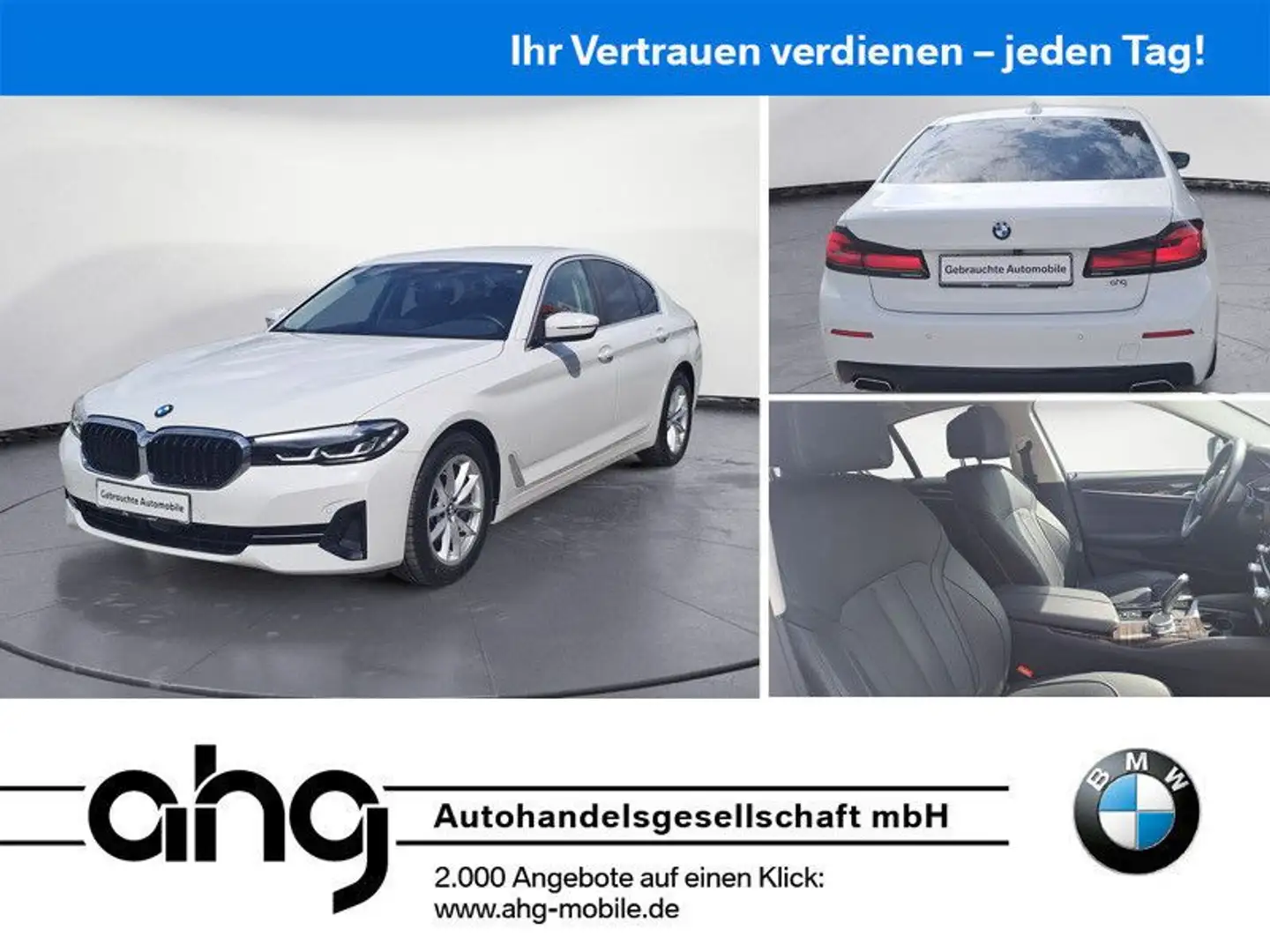 BMW 530 d xDrive Aut. Komfortsitze Klimaaut. Wit - 1