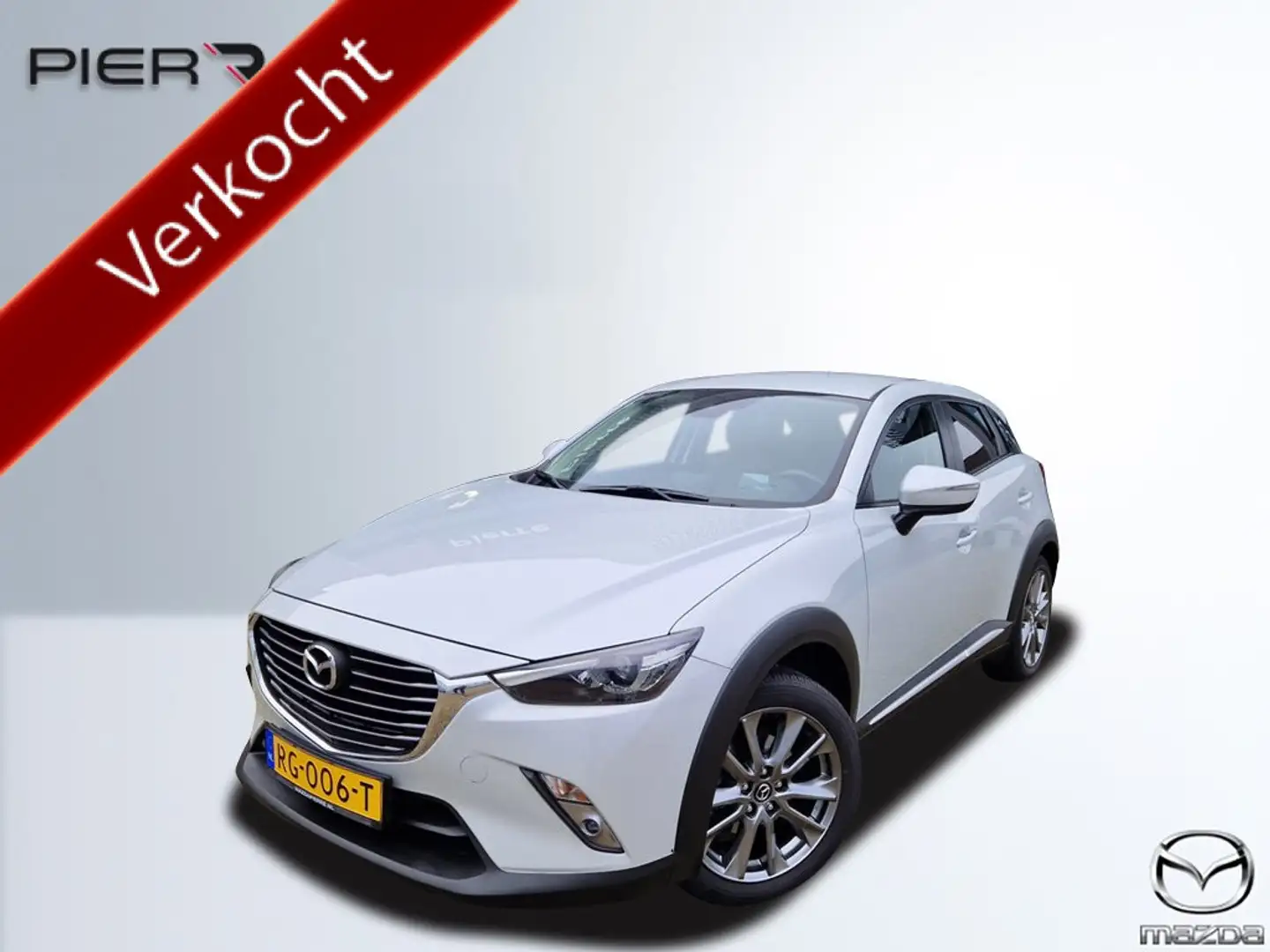 Mazda CX-3 2.0 SkyActiv-G 120 GT-Luxury | AUTOMAAT | TREKHAAK Wit - 1