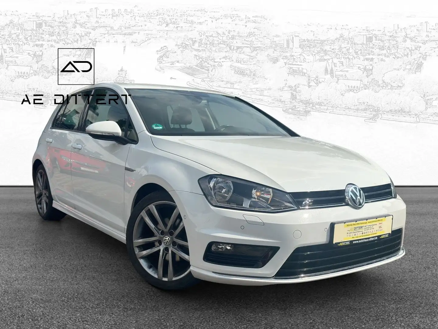 Volkswagen Golf VII Lim. Cup BMT+Kamera+PDC+RLine+ Blanc - 2