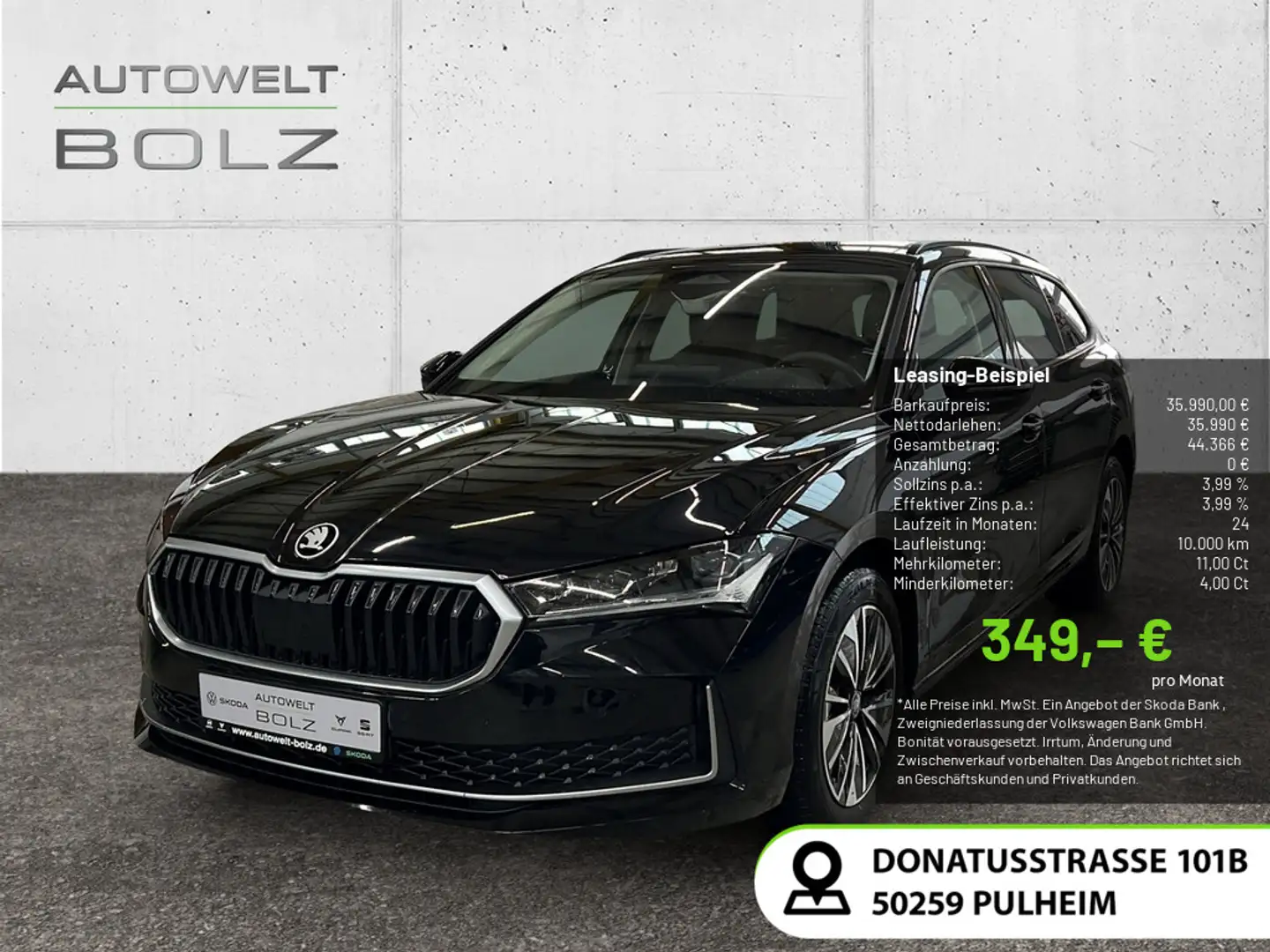 Skoda Superb Combi 2.0 TDI Selection MATRIX-LED AHK Schwarz - 1